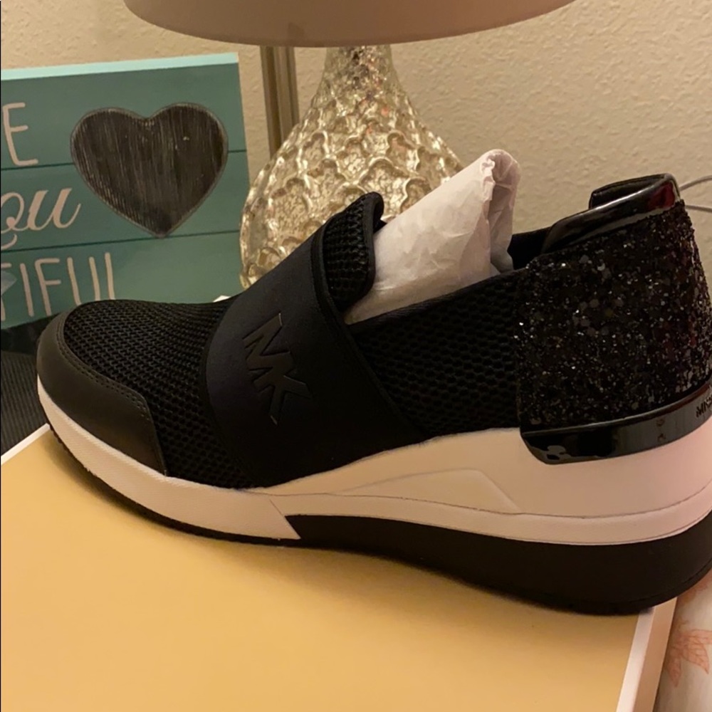 Michael Kors Felix trainer Mesh Black NWT - Picture 4 of 7
